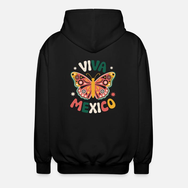 Mexique Mexique Mexicain Espagnol - Veste à capuche unisexe - noir