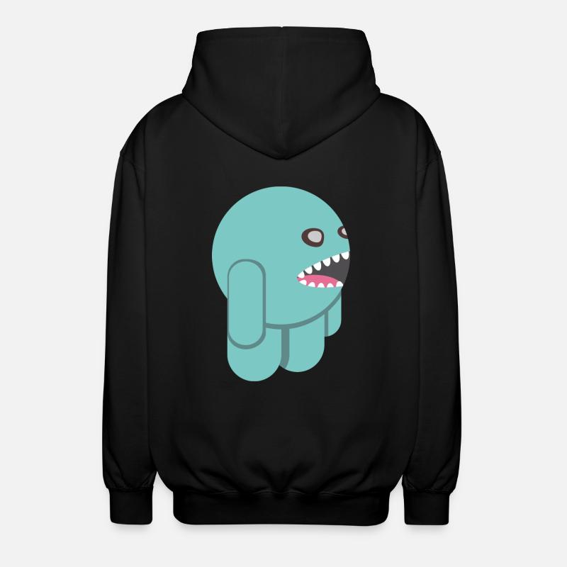 Männchen - Unisex Kapuzenjacke - Schwarz