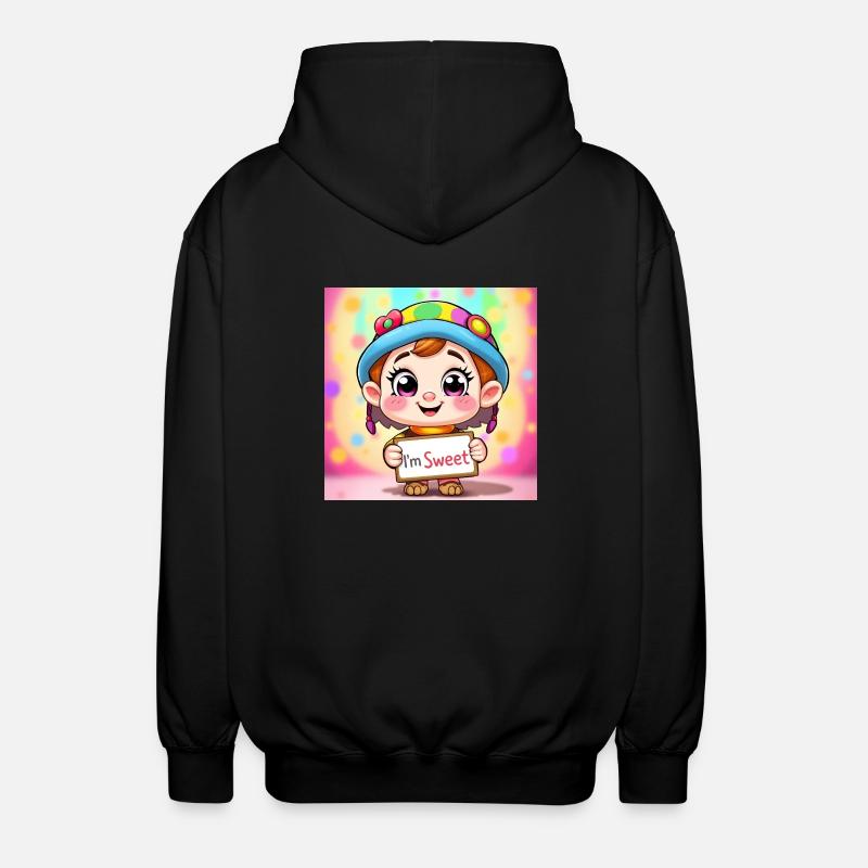 Doux E - Veste à capuche unisexe - noir