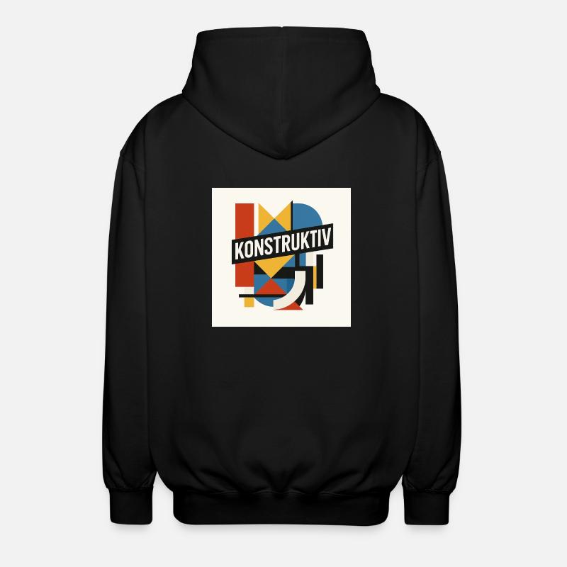 constructif - Veste à capuche unisexe - noir