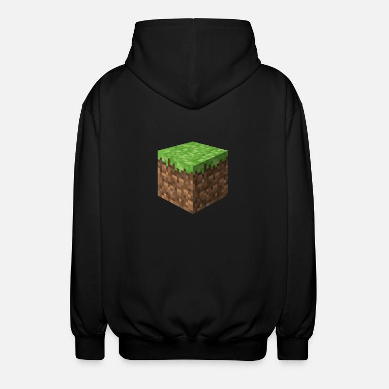 3D Block - Unisex Kapuzenjacke - Schwarz