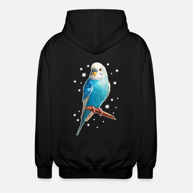 Étoiles de perruche - Veste à capuche unisexe - noir