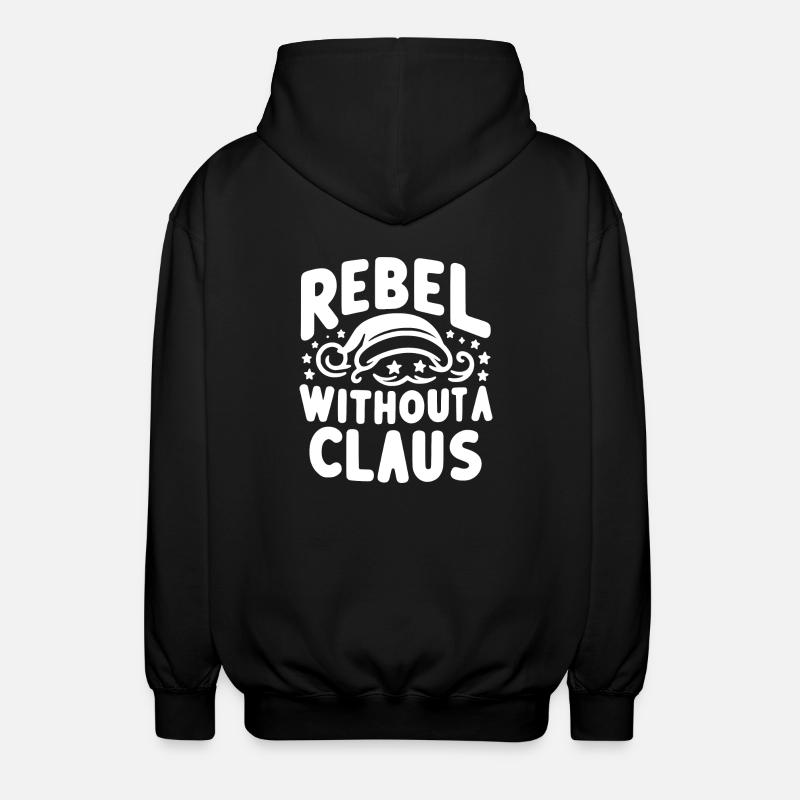 Rebelle sans Noël - Veste à capuche unisexe - noir