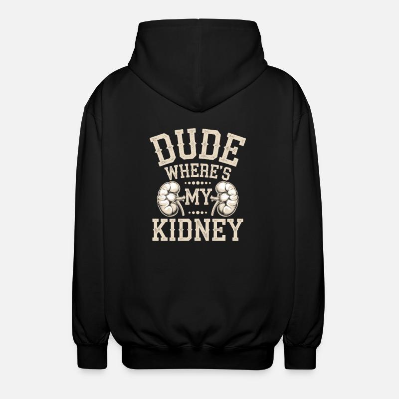 Witzige Genesungsidee - Unisex Kapuzenjacke - Schwarz