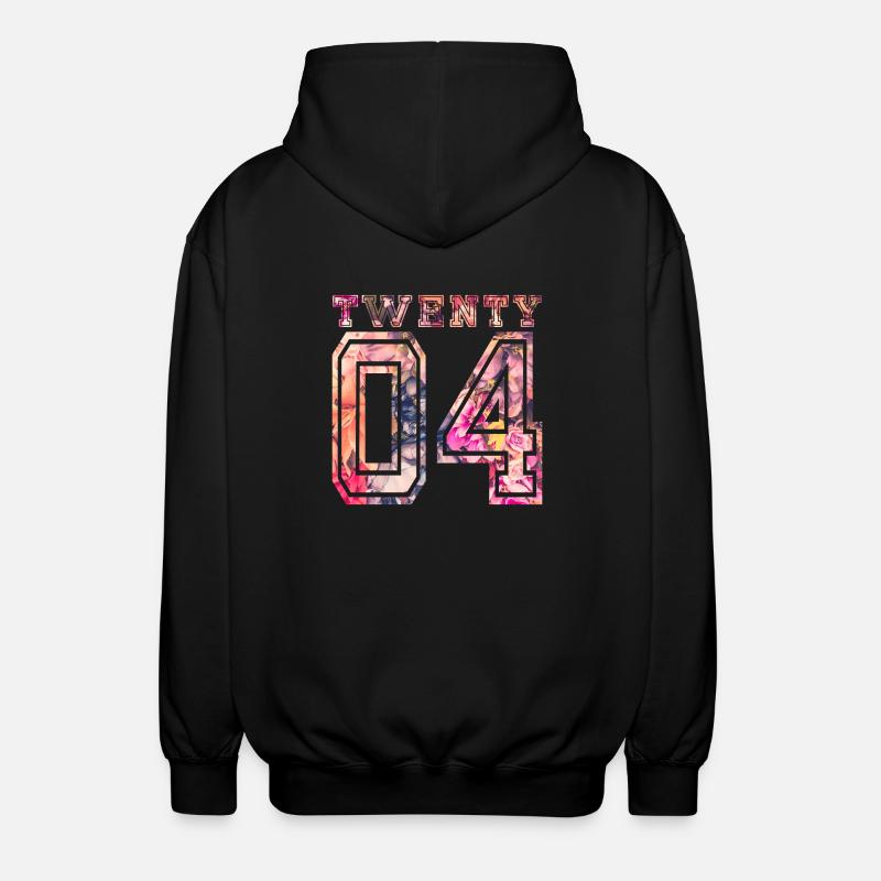 Twenty 2004 - Unisex Kapuzenjacke - Schwarz