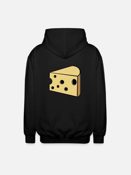 fromage - Veste à capuche unisexe - noir