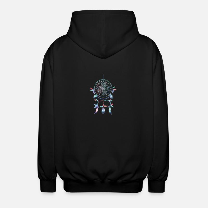 attrapeur de rêve - Veste à capuche unisexe - noir