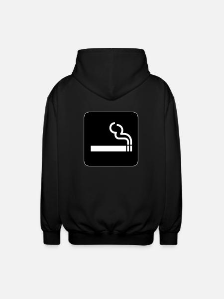 Zigarette! Geschenk Idee Geschenkidee - Unisex Kapuzenjacke - Schwarz
