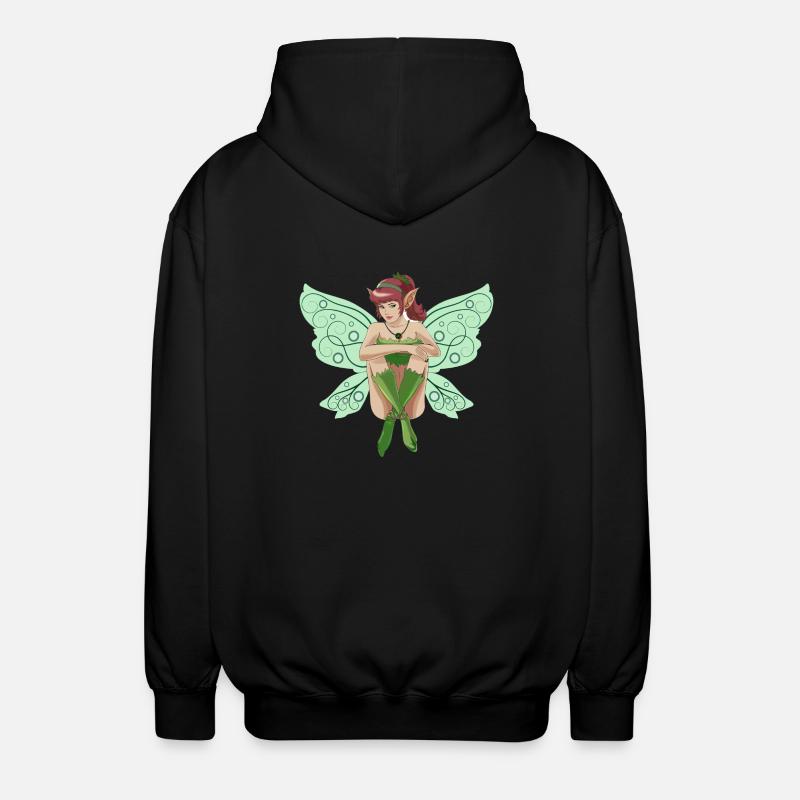 Fee - Unisex Kapuzenjacke - Schwarz