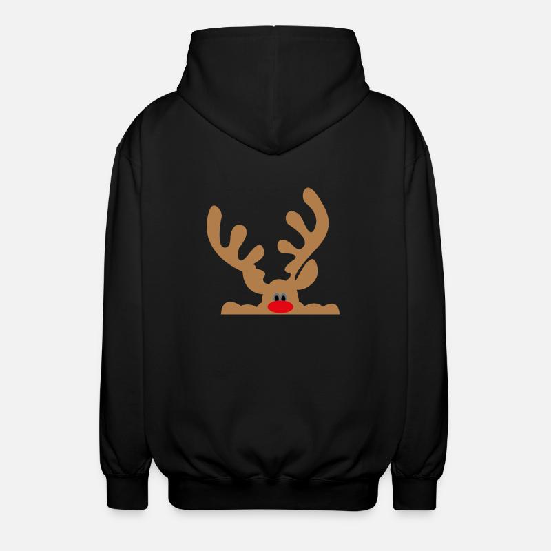 Moose - Unisex Hooded Jacket - black