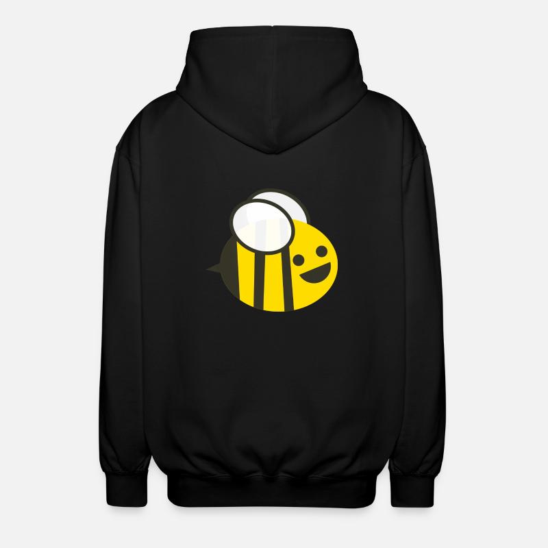 Biene - Unisex Kapuzenjacke - Schwarz