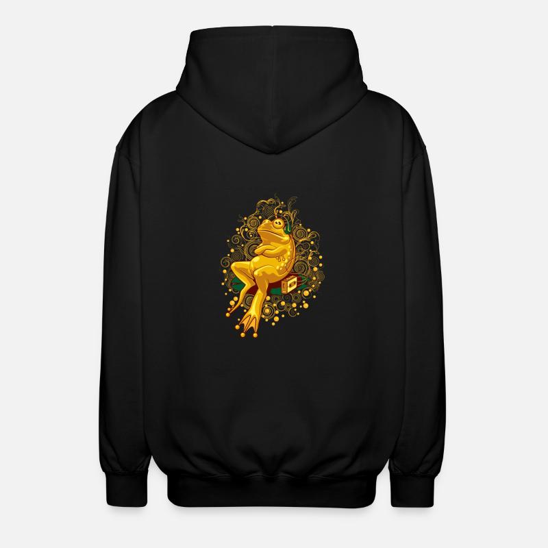 FROGGIE RELAX MODE - Unisex Kapuzenjacke - Schwarz