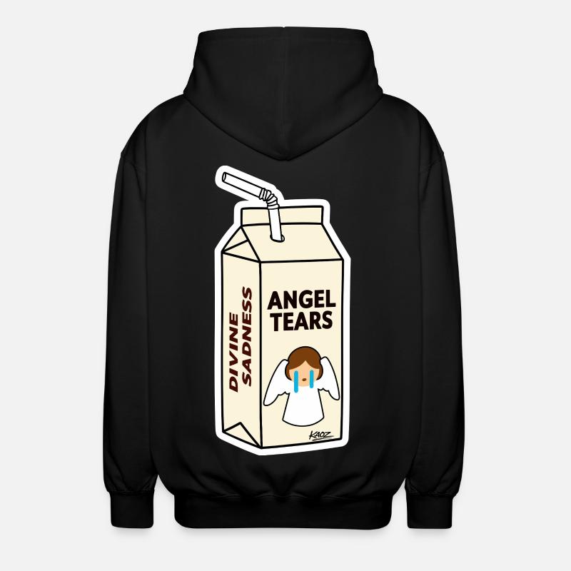 Angel Tears Karton - Unisex Kapuzenjacke - Schwarz