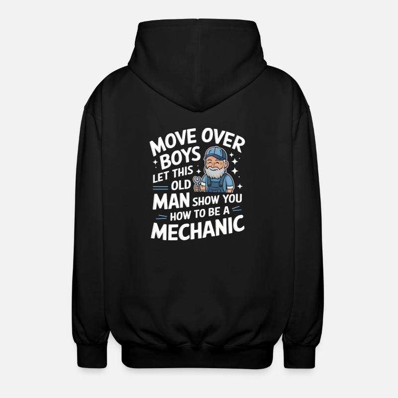 Mechanic Mechanic Workshop - Unisex Hooded Jacket - black