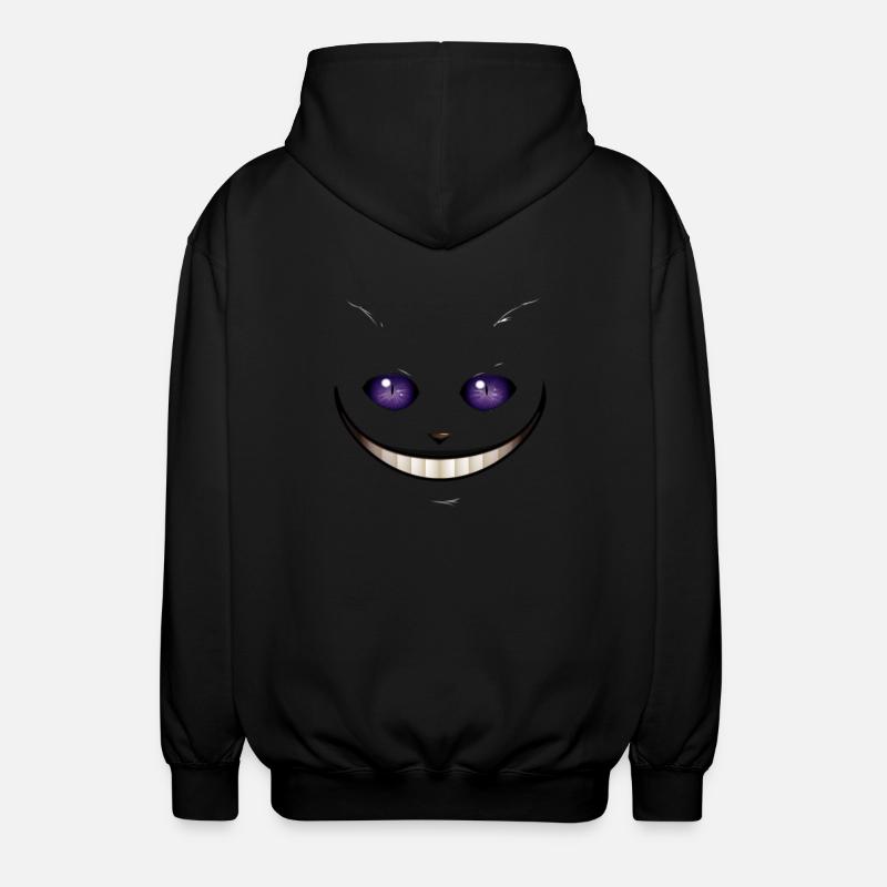 cheshire cat - Veste à capuche unisexe - noir
