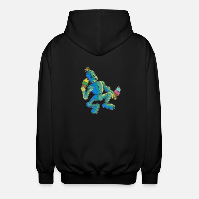 Enfants de glace Robot - Veste à capuche unisexe - noir