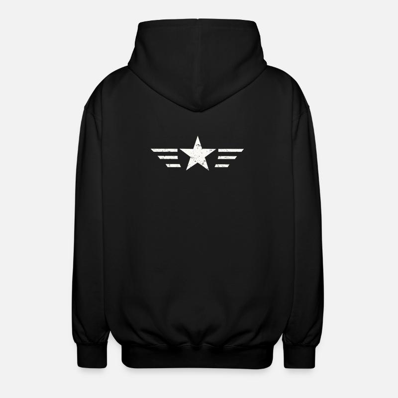 stern - Unisex Kapuzenjacke - Schwarz