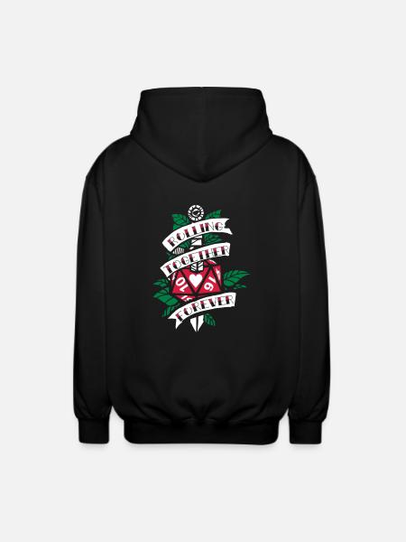 Role-playing wedding - Unisex Hooded Jacket - black