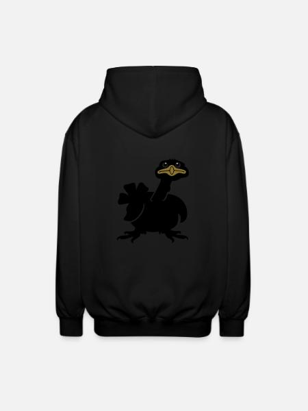 Truthahn (3c) - Unisex Kapuzenjacke - Schwarz