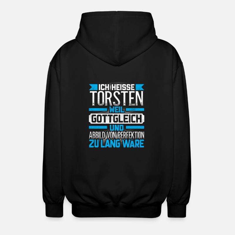 TORSTEN - Gottgleich - Unisex Kapuzenjacke - Schwarz