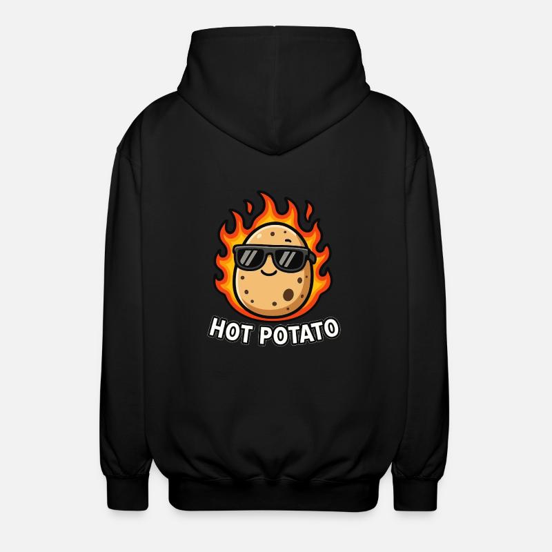 PATATE CHAUDE - Veste à capuche unisexe - noir