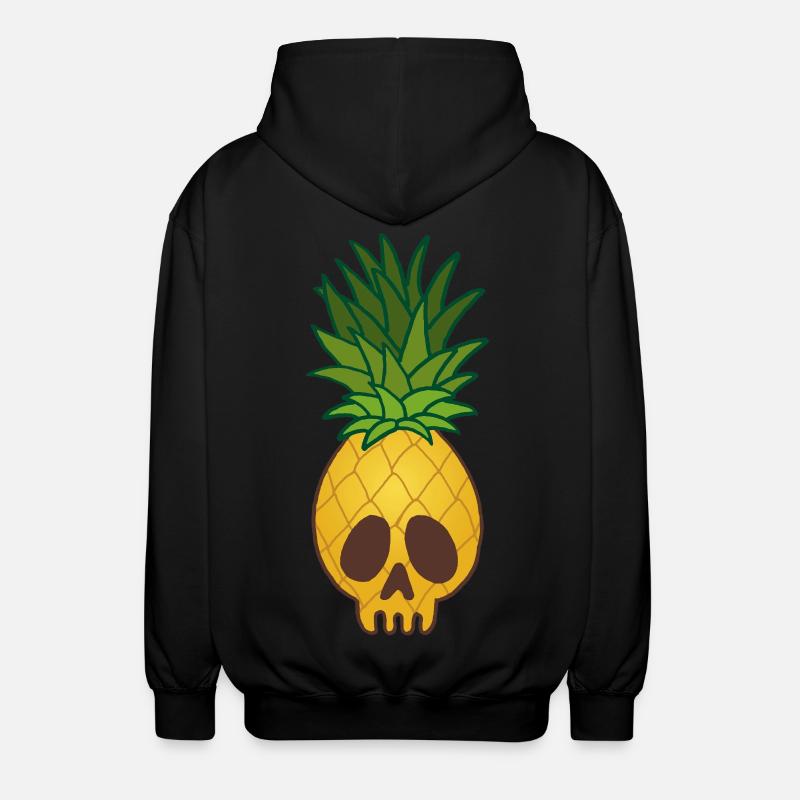 Ananasschädel - Unisex Kapuzenjacke - Schwarz