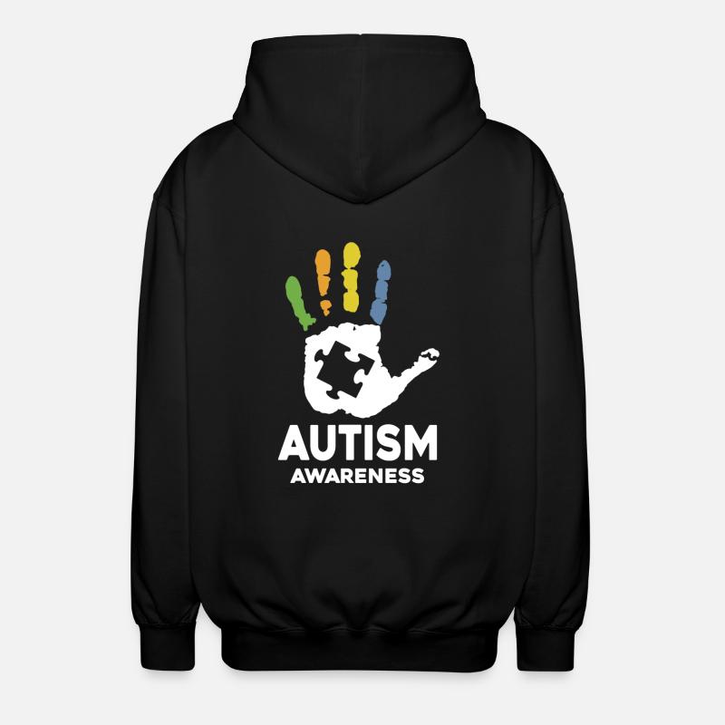 Autism Awareness Autisme T-shirts - Veste à capuche unisexe - noir
