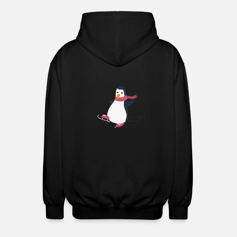 manchot - Veste à capuche unisexe - noir