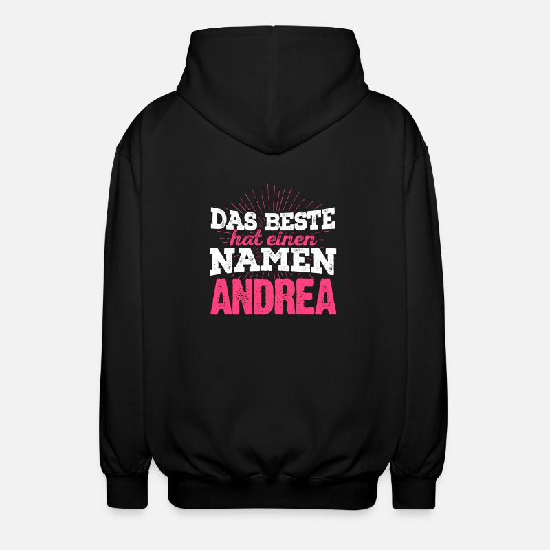 ANDREA - das Beste - Unisex Kapuzenjacke - Schwarz