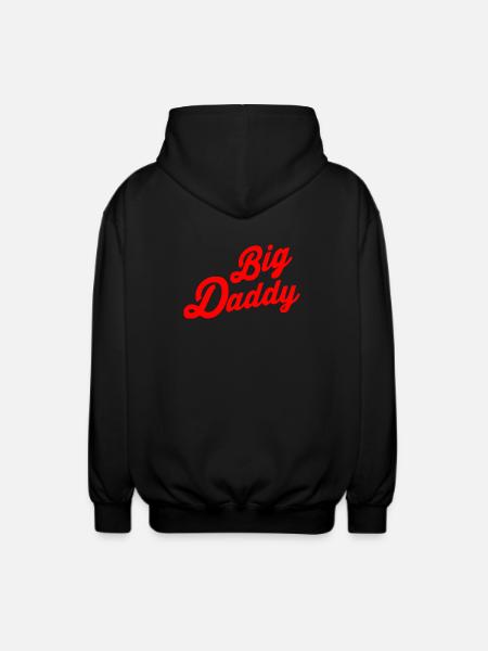 Big daddy - Unisex Hooded Jacket - black