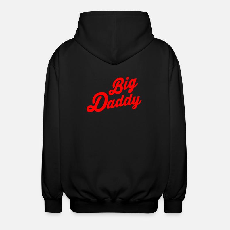 Big daddy - Unisex Hooded Jacket - black