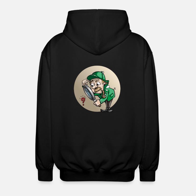 detective detective private investigationgator1 - Veste à capuche unisexe - noir