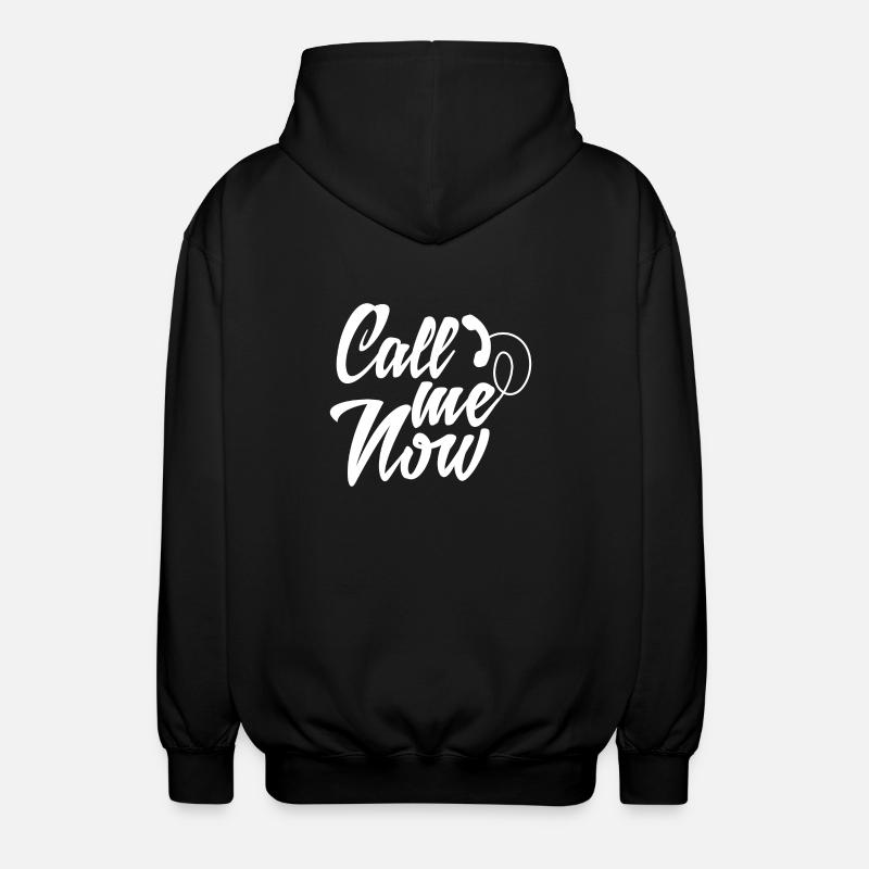 appelle moi maintenant - Veste à capuche unisexe - noir