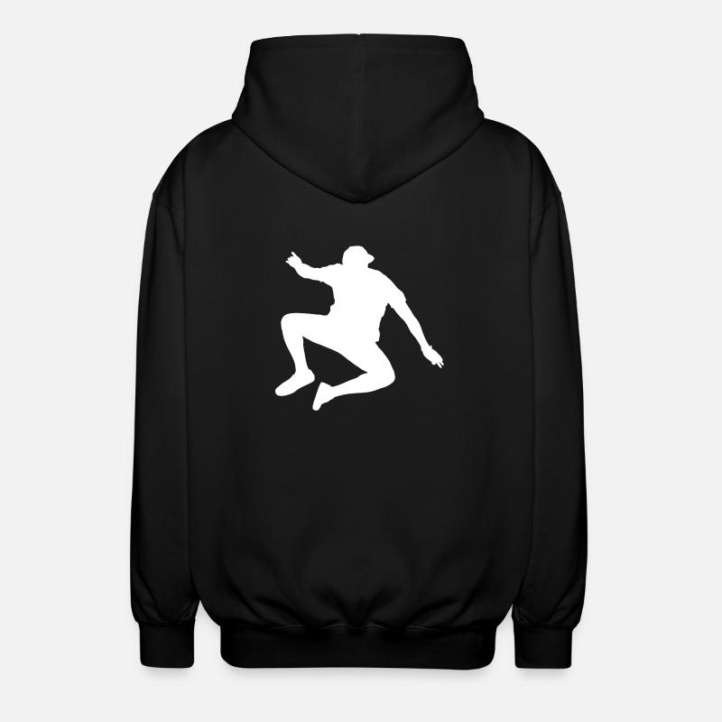 Cool motive: Freerunning Springer - Unisex Hooded Jacket - black