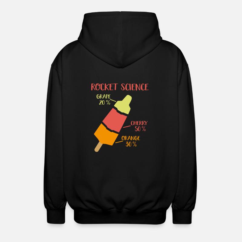 rocket science - Unisex Kapuzenjacke - Schwarz