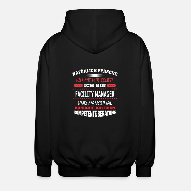 FACILITY MANAGER - Unisex Kapuzenjacke - Schwarz