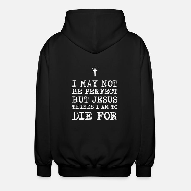 I May not be perfect - Veste à capuche unisexe - noir