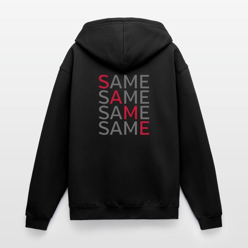Same Same Same Same Unisex Hooded Jacket