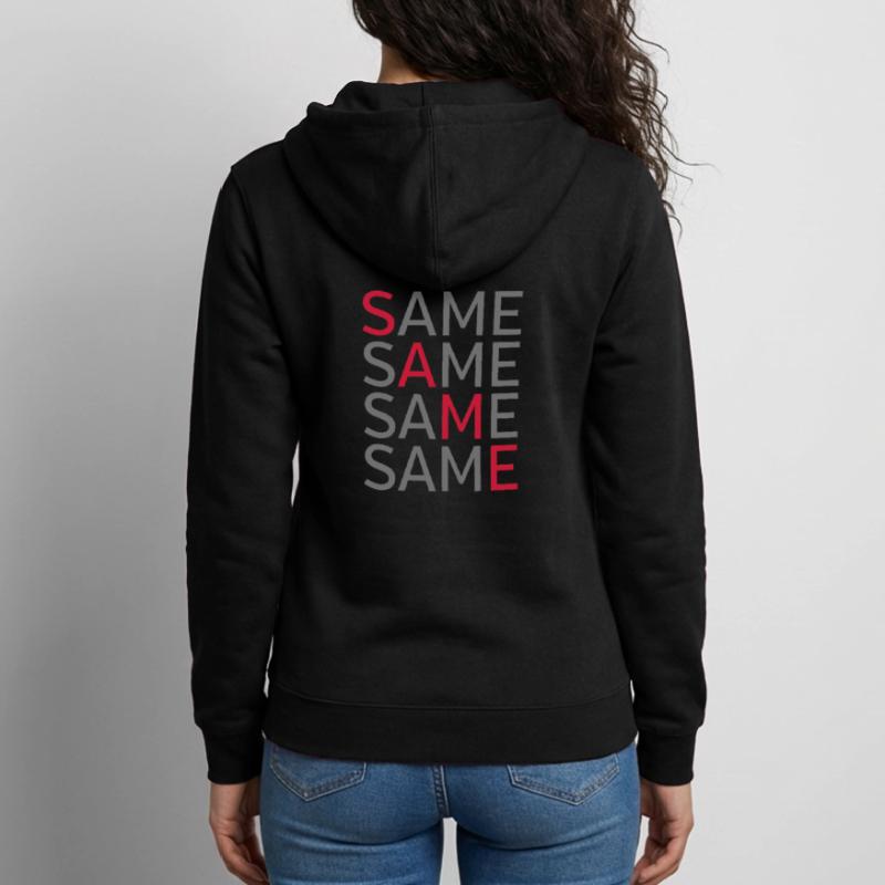 Same Same Same Same Unisex Hooded Jacket