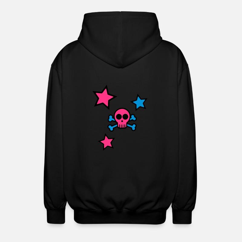 skull - Veste à capuche unisexe - noir