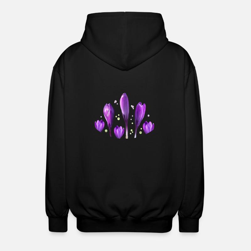 Crocus - Veste à capuche unisexe - noir