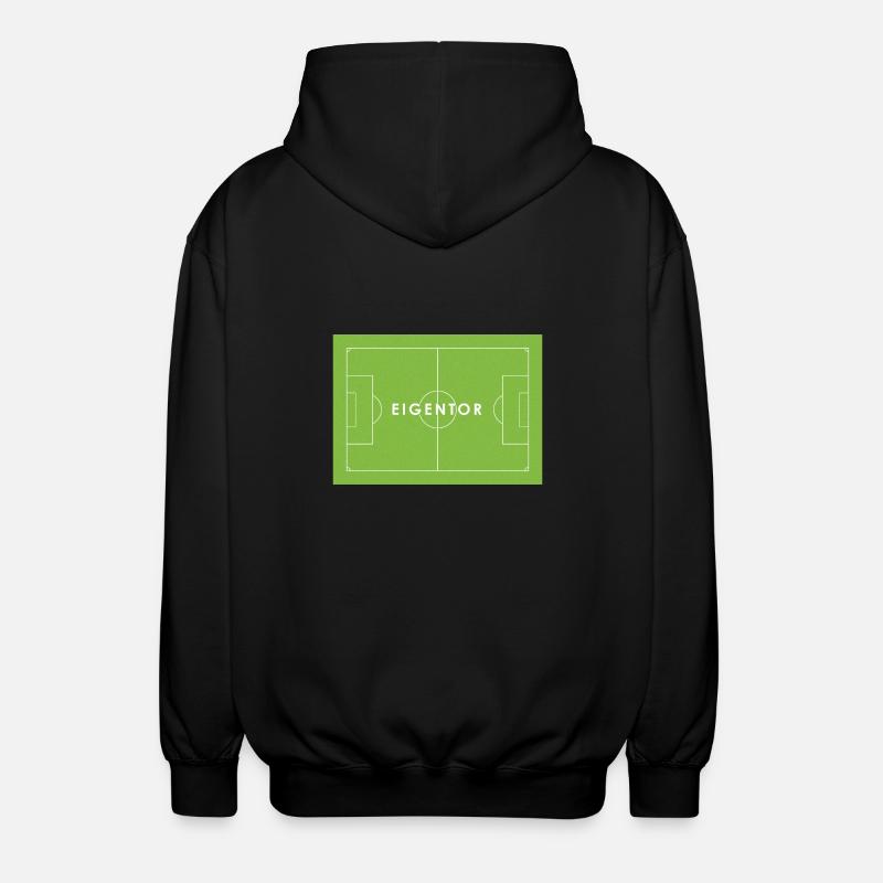 EIGENTOR Fußball Statement - Unisex Kapuzenjacke - Schwarz