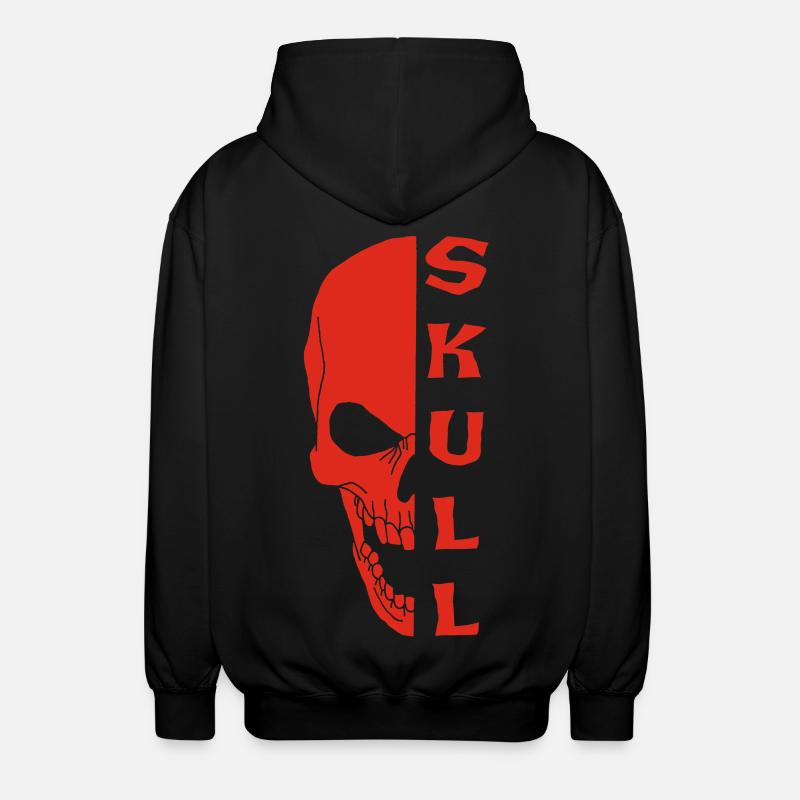 Der Red Skull - Unisex Kapuzenjacke - Schwarz