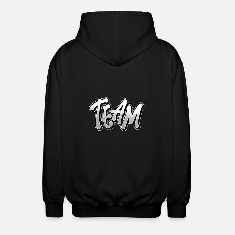Team - Unisex Kapuzenjacke - Schwarz