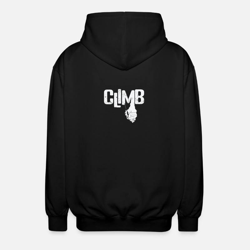 Escalade de bloc - Veste à capuche unisexe - noir