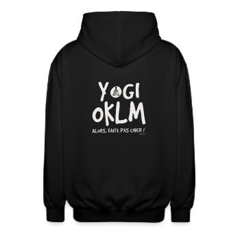 Yogi OKLM Yoga - Veste à capuche unisexe - noir - Dos - AI Model Male 185 light (185cm)