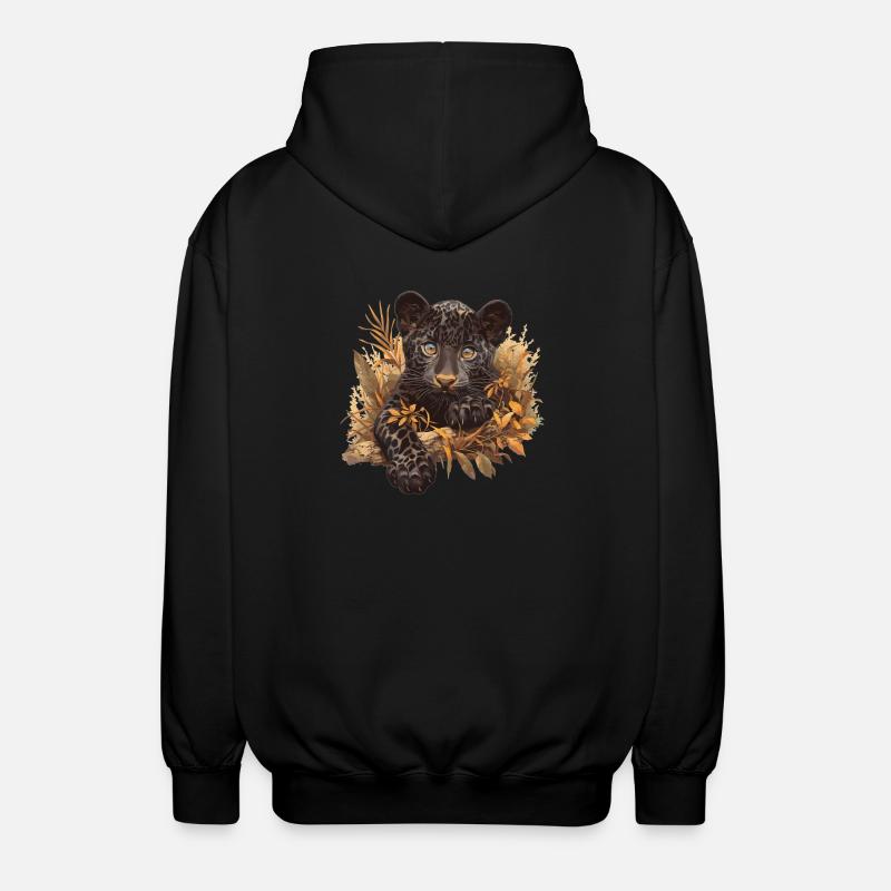 Panthers Panther - Unisex Hooded Jacket - black