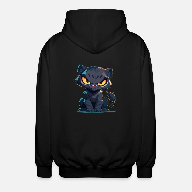 Panthers Panther - Unisex Kapuzenjacke - Schwarz