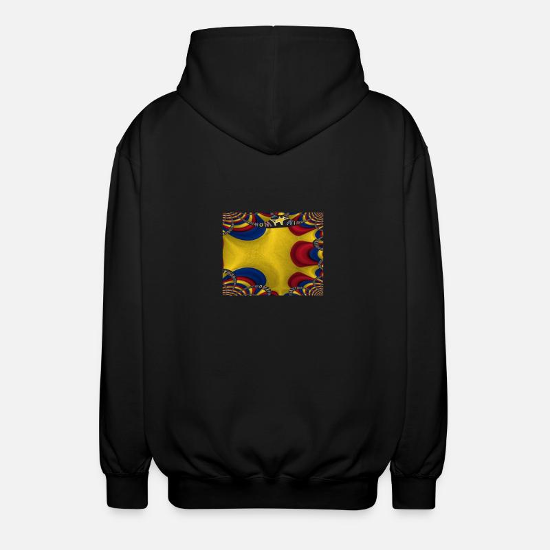 Drapeau de la Roumanie Bucarest - Veste à capuche unisexe - noir