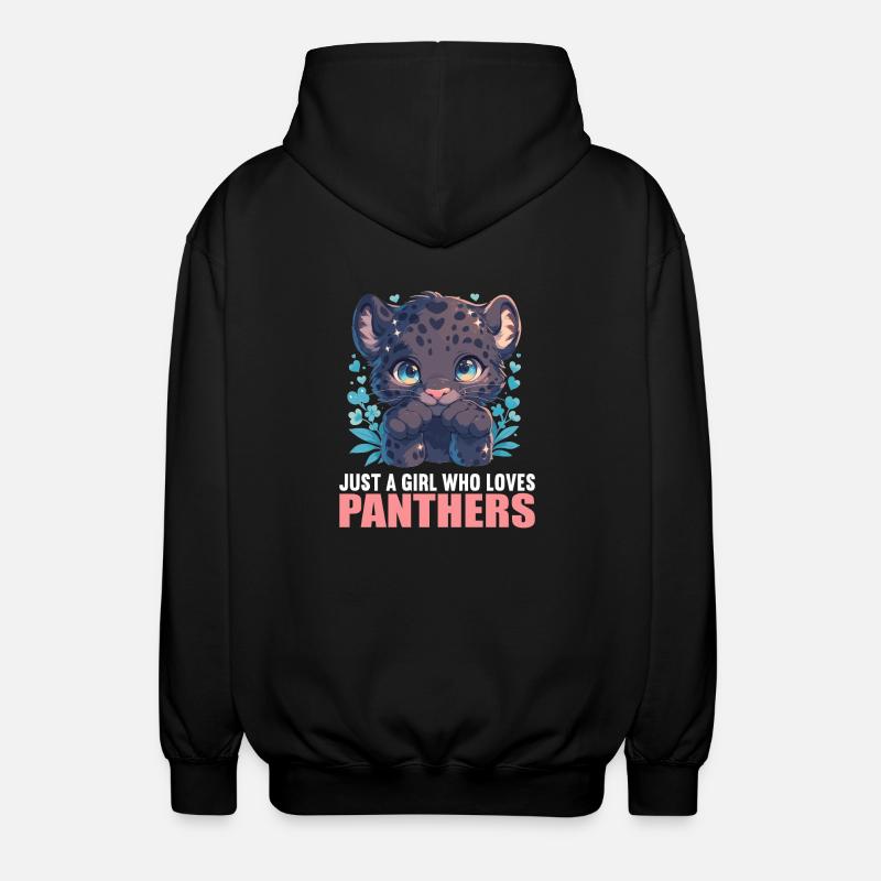 Panthères Panthère - Veste à capuche unisexe - noir